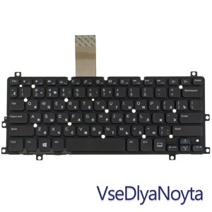 Клавіатура для ноутбука DELL (Inspiron: 3157, 3158), rus, black, без фрейму