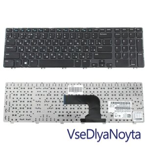 Клавіатура для ноутбука DELL (Inspiron: 3721, 5721) rus, black (ОРІГИНАЛ)