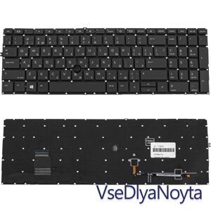 Клавіатура для ноутбука HP (ProBook: 850 G8, 855 G8) rus, black, без фрейму, з джойстиком