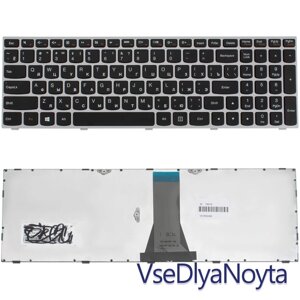 Клавіатура для ноутбука LENOVO (G50-30, G50-45, G50-70, Z50-70, Z50-75, Flex 2-15) rus, silver (ОРІГИНАЛ)