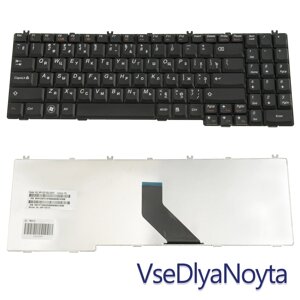 Клавіатура для ноутбука lenovo (G550, G555, B550, B560, V560) rus, black (орігинал)