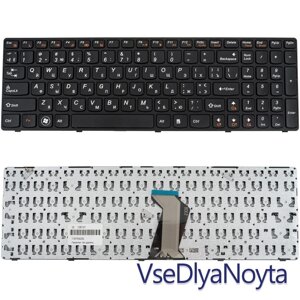 Клавіатура для ноутбука LENOVO (G580, G585, N580, N585, Z580, Z585) Strast, black, black frame