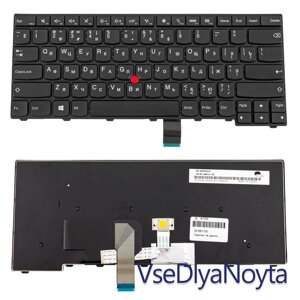 Клавіатура для ноутбука LENOVO (ThinkPad Edge: T431S, T440, T440P, T440S) rus, black