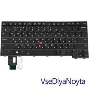 Клавіатура для ноутбука LENOVO (ThinkPad: T14, L14 Gen 3) rus, black, підсвітка клавіш (ОРІГИНАЛ)