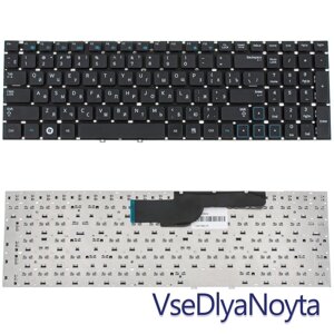 Клавіатура для ноутбука SAMSUNG (NP300E5, NP300V5, NP305E5, NP305V5 series) rus, black, без фрейму