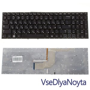 Клавіатура для ноутбука samsung (RC508, RC510, RC520, RV509, RV511, RV513, RV515, RV518, RV520) rus, black,