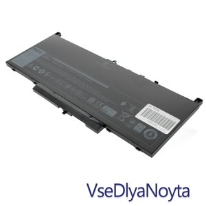 Оригінальна батарея для ноутбука Dell J60J5 (Latitude E7270, E7470, MC34Y, 1W2Y2) 7.6V 55Wh Black