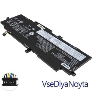 Оригінальна батарея для ноутбука LENOVO L20L4P72 (ThinkPad T14s Gen 2) 15.36 V 3711mAh 57Wh Black (5B10W13976)