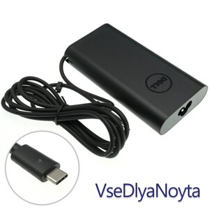 Оригінальний блок живлення для ноутбука DELL USB-C 90 W 20 V 4.5 A, USB3.1/Type-C/USB-C, Black (без кабелю!