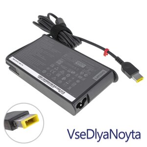 Оригінальний блок живлення для ноутбука LENOVO 20V, 8.5A, 170W, USB+pin (Square 5 Pin DC Plug), black, SLIM