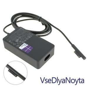 Оригінальний блок живлення для планшета MICROSOFT 12 V, 2.58 A, 31W, 6pin, Black (без кабелю! Surface Pro 3)