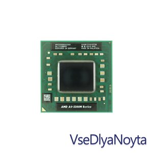 Процесор AMD A4-3300M (liano, dual core, 1.9-2.5ghz, 1mb L2, TDP 35 W, radeon HD6480G, socket FS1) для