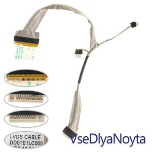 Шлейф матриці для ноутбука toshiba (L310, M300, M305, M331, M332, M333, M334, M335, M336), LED, роз'єм під