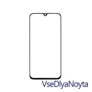 Скло корпусу з рамкою для Samsung Galaxy A40 (2019), SM-A405F, black, ОРІГИНАЛ)