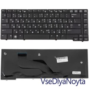 Уцінка! Клавіатура для ноутбука HP (EliteBook: 8440p, 8440w, Compaq: 8440p, 8440w) rus, black, без джойстика