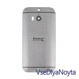 Задня кришка для HTC One M8, Metal Grey