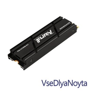 Жесткий диск M. 2 2280 SSD 1TB kingston FURY renegade, sfyrsk/1000G, 3D NAND TLC, nvme, PCI express 4.0 x4,