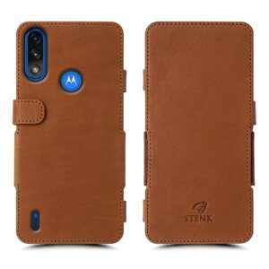 Чохол книжка Stenk Prime для Motorola Moto E7 Power Camel (71509)