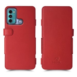 Чохол книжка Stenk Prime для Motorola Moto G60 Червоний (70971)