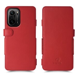 Чохол книжка Stenk Prime для Xiaomi Poco F3 Червоний (69045)