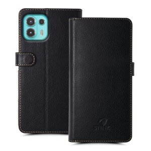 Чохол книжка Stenk Wallet для Motorola Edge 20 lite Чорний (71276)