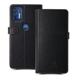 Чохол книжка Stenk Wallet для Motorola Moto G9 Plus Чорний (69868)