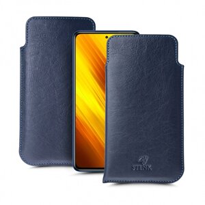 Футляр Stenk Elegance для Xiaomi Poco X3 Синій (68004)