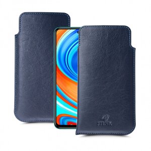 Футляр Stenk Elegance для Xiaomi Redmi Note 9 Pro Синій (65154)