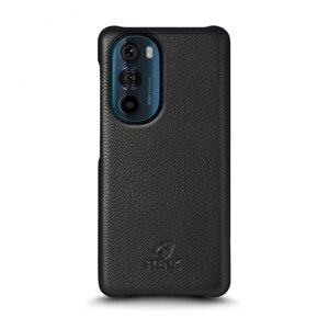 Шкіряна накладка Stenk Cover для Motorola Edge 30 Pro Чорна (71773)