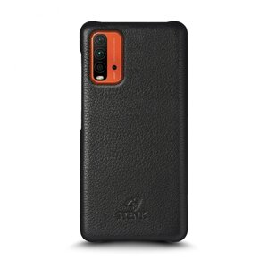 Шкіряна накладка Stenk Cover для Xiaomi Redmi 9T Чорна (68743)