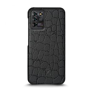 Шкіряна накладка Stenk Reptile Cover для ZTE Blade V30 Vita Чорна (71063)