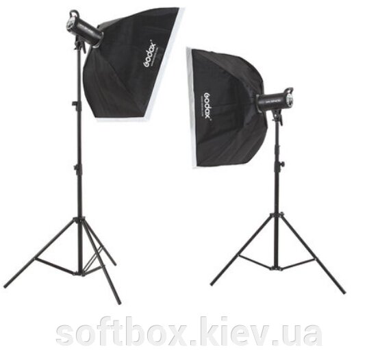 Набір імпульсного світла GODOX SK400 Kit, 2х400 Дж + Радиосинхронизатор. від компанії Інтернет-магазин "Софтбокс" - фото 1