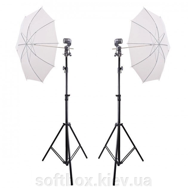 Набір постійного студійного світла - парасолі 83см з лампами LED 50W від компанії Інтернет-магазин "Софтбокс" - фото 1