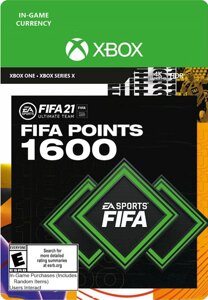 FIFA 21 - 1600 FUT points (xbox one)