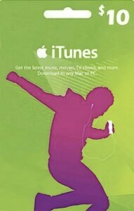 ITunes Gift Card 10 $10 доларів) для App Store код сертифікат карта поповнення рахунку iTunes Store і AppStore