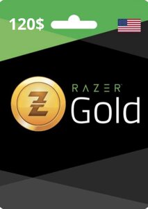 Карта оплати RAZER GOLD 120$ CARD карта поповнення рахунку