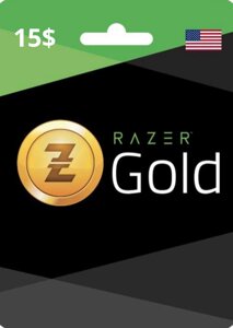 Карта оплати RAZER GOLD 15$ CARD карта поповнення рахунку