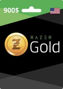 Карта оплати RAZER GOLD 900$ CARD карта поповнення рахунку