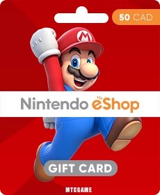 Nintendo eShop Card - 50 CAD (Canada)
