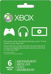 Xbox Live Gold - 6 місяців (Xbox 360 / One) підписка для всіх регіонів і країн