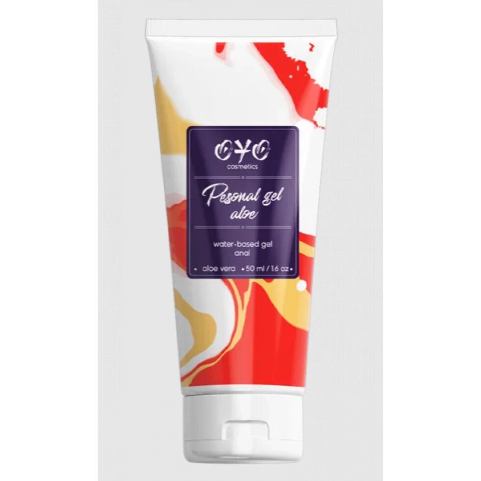 Анальний гель на водній основі OYO Personal Gel Aloe, 50 мл від компанії Slav-intim. shop - фото 1