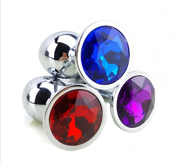 Анальний корок метал S + мішечок від компанії Slav-intim. shop - фото 1