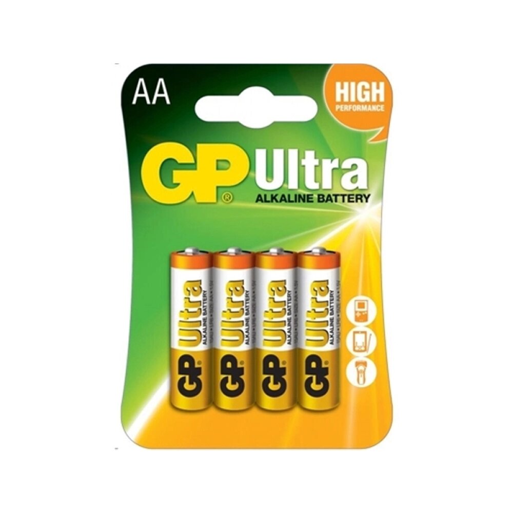 Батарейка лужна GP Ultra Alkaline LR6 AA від компанії Slav-intim. shop - фото 1