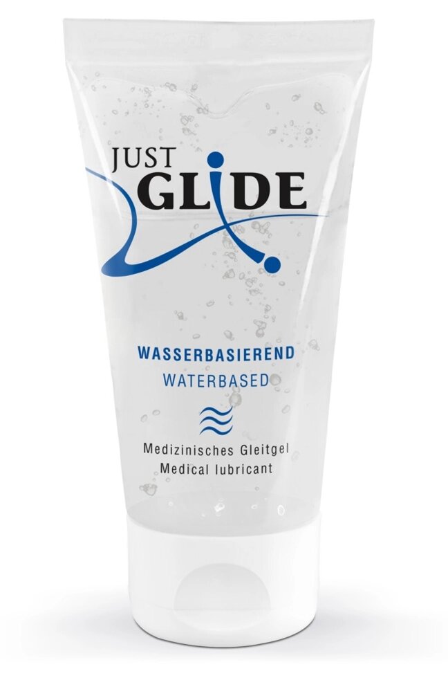 Гель-мастило Just Glide "Waterbased" ( 50 мл ) від компанії Slav-intim. shop - фото 1