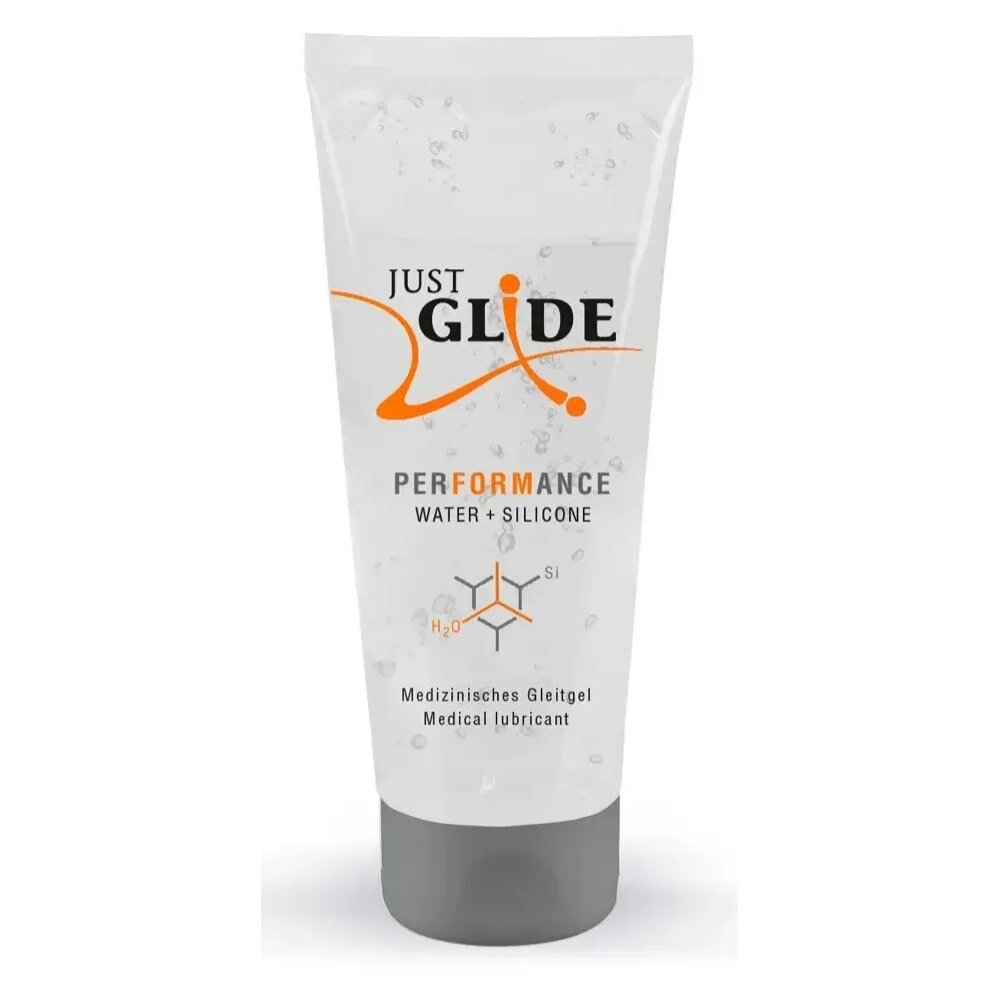 Гібридний гель-лубрикант Just Glide Performance, 200 ml від компанії Slav-intim. shop - фото 1