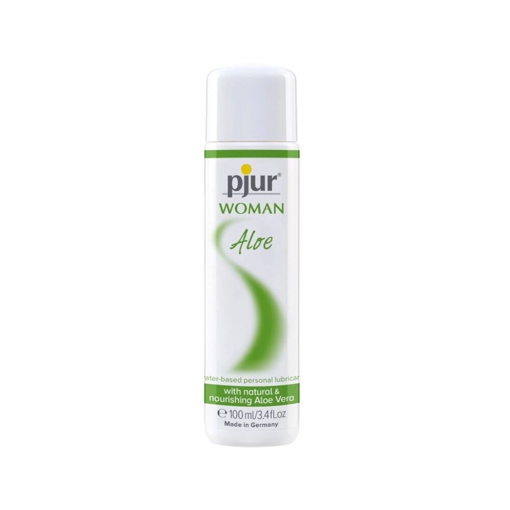 Лубрикант на водній основі pjur Woman Aloe 100 мл від компанії Slav-intim. shop - фото 1