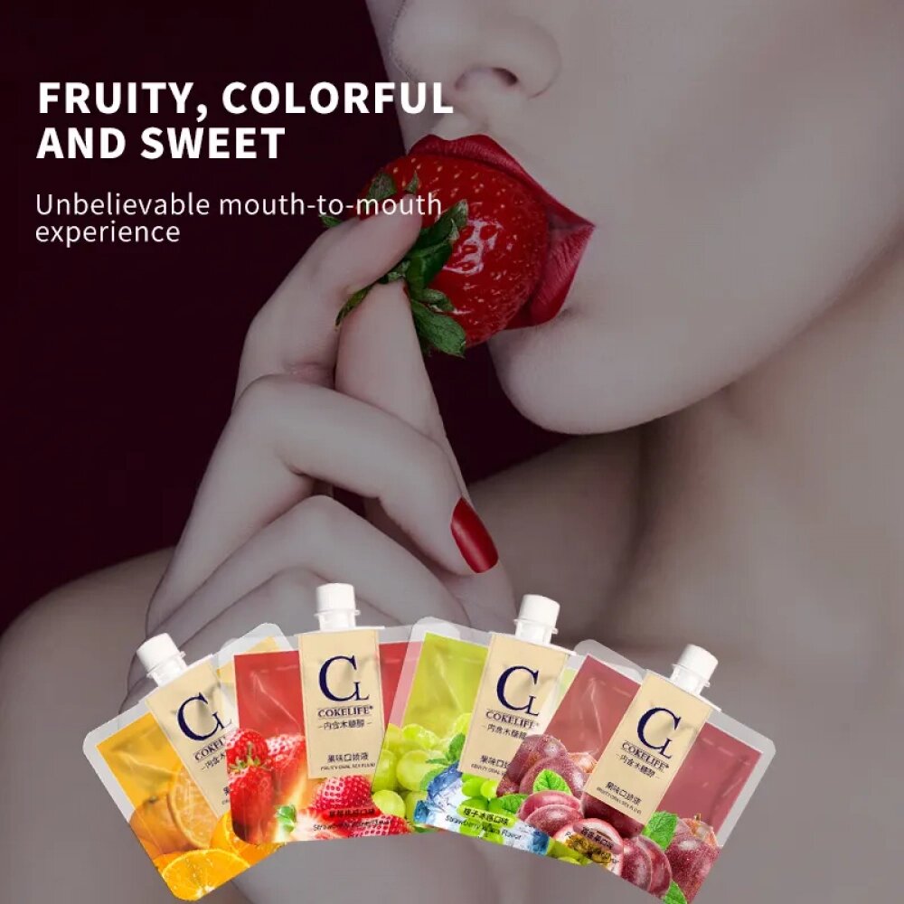 Натуральний оральний лубрикант CokeLife Fruity 15ml*8 pcs від компанії Slav-intim. shop - фото 1