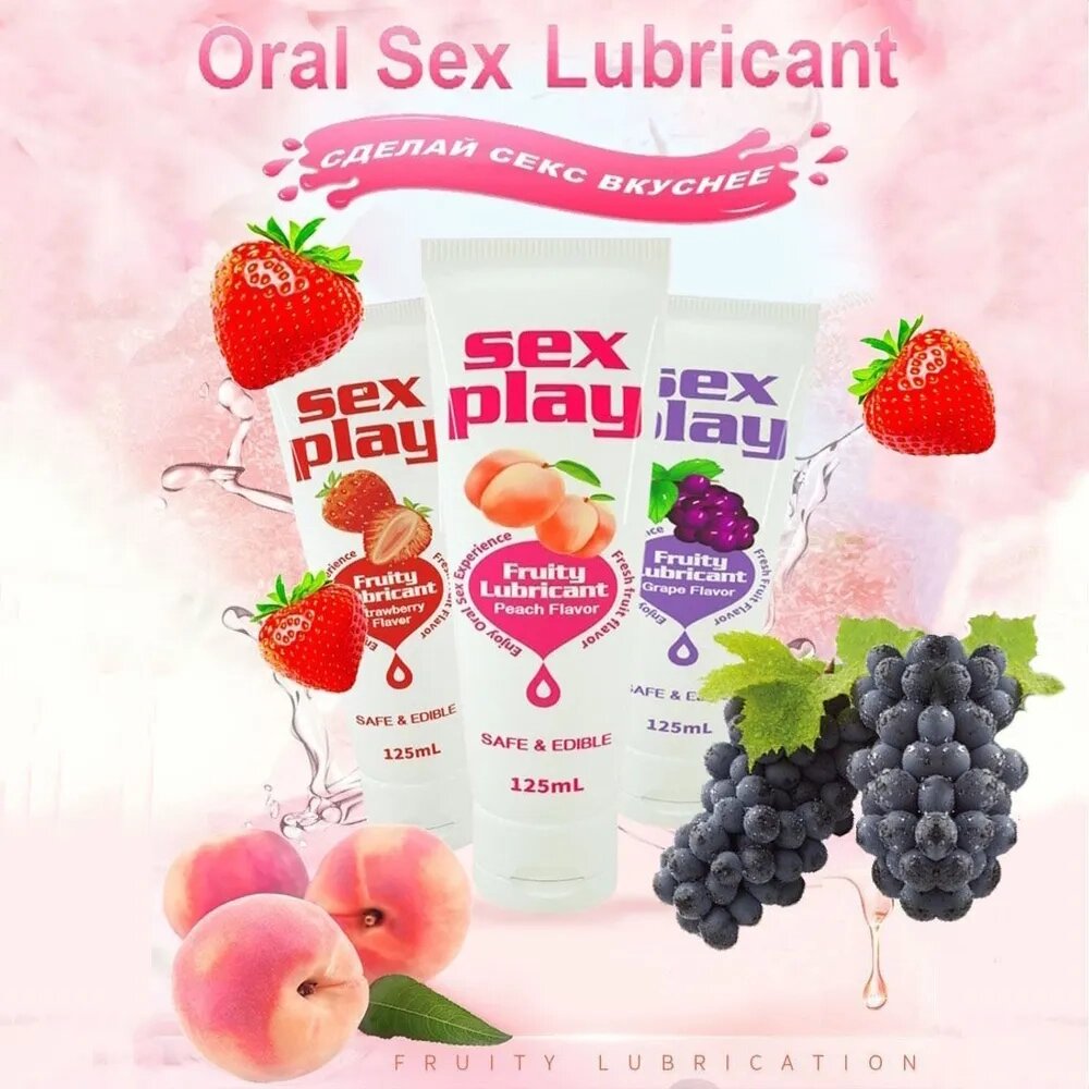 Оральний лубрикант Sex play 125 ml від компанії Slav-intim. shop - фото 1