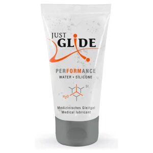 Гібридний гель-лубрикант Just Glide Performance, 50 ml