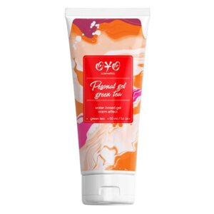 Інтимне гель-мастило зі зігрівальним ефектом та екстрактом зеленого чаю на водній основі OYO Personal Gel Green
